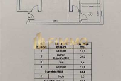 Apartament cu 3 camere decomandat în Ipotești