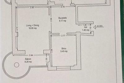 Apartament cu 4 camere decomandat în Central - 3