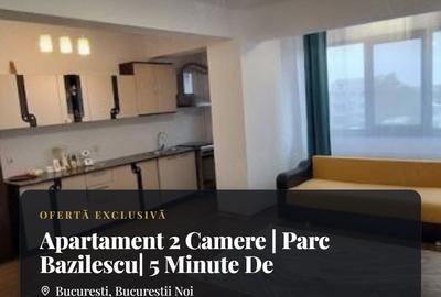 Apartament cu 2 camere semidecomandat, mobilat în Bucureștii Noi