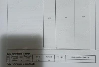 Teren de 4770 mp, în Slătioara