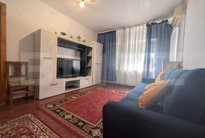 Apartament cu 2 camere semidecomandat, mobilat în Nufărul