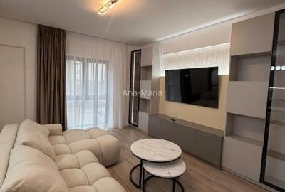 Apartament cu 3 camere semidecomandat, mobilat în Pipera