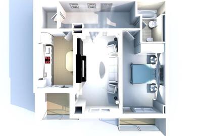 Apartament cu 2 camere decomandat în Sud - 3