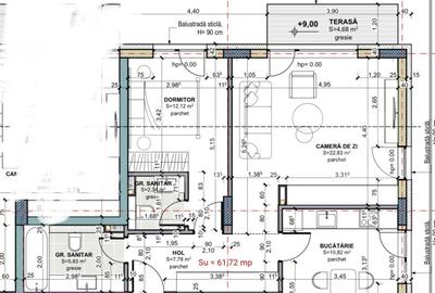 Apartament cu 3 camere semidecomandat în Iris - 4
