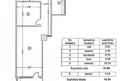 Apartament cu 2 camere decomandat, mobilat în ICIL - 2
