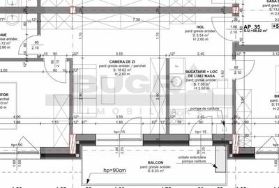 Apartament cu 3 camere semidecomandat în Chinteni - 7