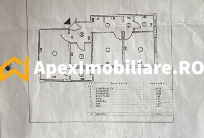 Apartament cu 3 camere decomandat în Pantelimon