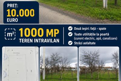 Teren Construcții intravilan de 1000 mp, în Băleni - 1