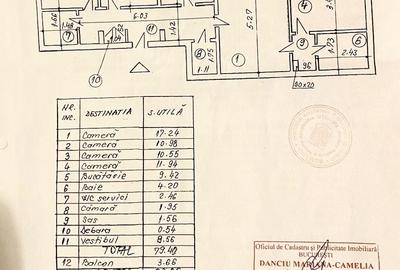 Apartament cu 4 camere semidecomandat în Tineretului