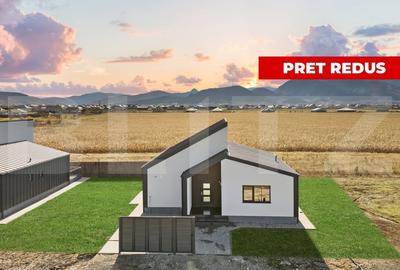 Casă individuală cu 4 camere cu Teren 500 Mp în Tărlungeni