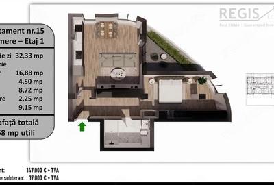 Apartament cu 2 camere în Tractorul