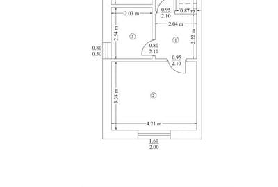 Casă cu 3 camere cu Teren 110 Mp în Bucium