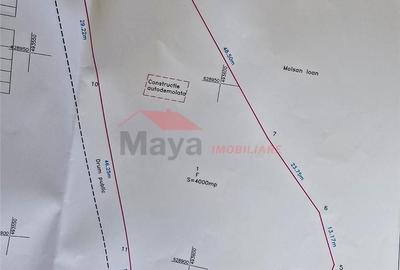 Teren de 4000 mp, în Central