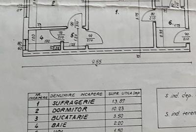 Apartament cu 2 camere semidecomandat în Central