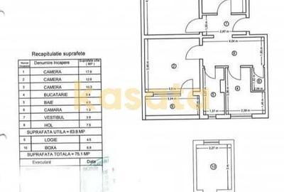 Apartament cu 3 camere decomandat în Titan
