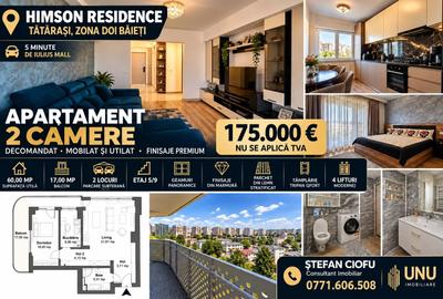 Apartament cu 2 camere decomandat în Tătărași