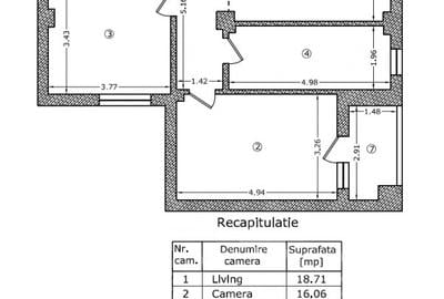 Apartament cu 3 camere decomandat, mobilat în Băneasa - 2