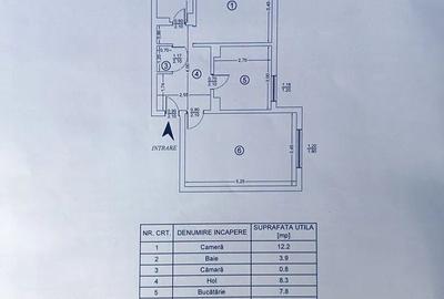 Apartament cu 2 camere decomandat în Nicolina