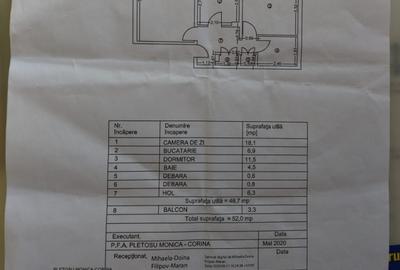 Apartament cu 2 camere decomandat în Spitalului - 8