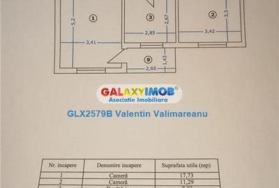 Apartament cu 2 camere decomandat, mobilat în Rahova