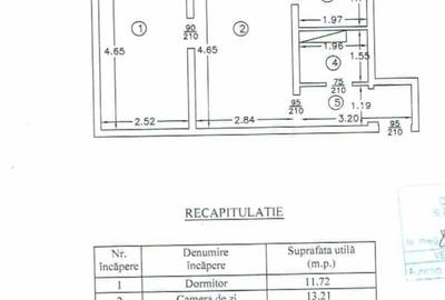 Apartament cu 2 camere nedecomandat în Tătărași - 13