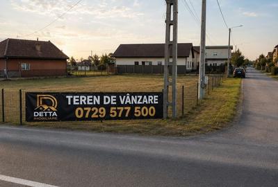 Teren de 624 mp, în 6 Vânători