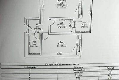 Apartament cu 2 camere decomandat în Theodor Pallady