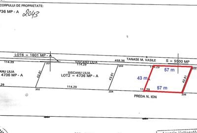 Teren agricol extravilan de 2500 mp, în Butimanu - 2