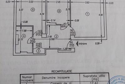 Apartament cu 2 camere decomandat în Central - 1
