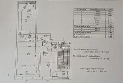 Apartament cu 3 camere decomandat în Militari - 3
