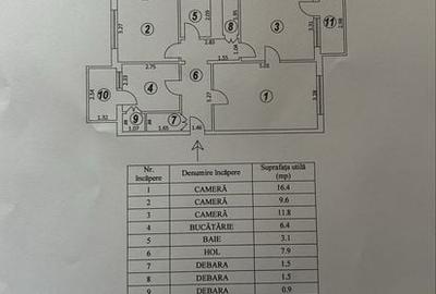 Apartament cu 3 camere decomandat în Țiglina 2 - 1