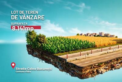 Teren Construcții intravilan de 8141 mp, în Vidra