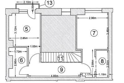 Apartament cu 3 camere decomandat în Barbu Văcărescu - 2