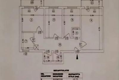 Apartament cu 3 camere în Chișinau