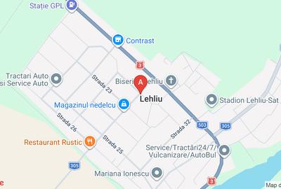 Casă cu 4 camere cu Teren 2000 Mp în Lehliu