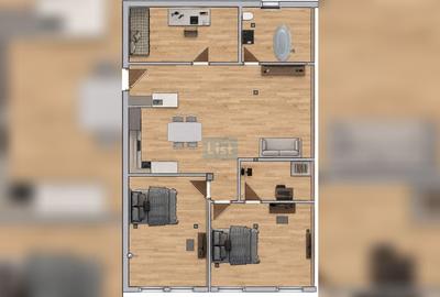 Apartament cu 3 camere în Între Lacuri - 2