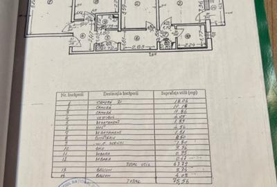 Apartament cu 3 camere decomandat în Central