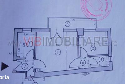 Apartament cu 2 camere semidecomandat în Gara de Nord
