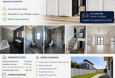 Casă individuală cu 4 camere cu Canalizare în Exterior Vest - 1