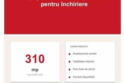 Spațiu comercial, de 310 mp, în Central - 1