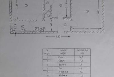 Apartament cu 2 camere, mobilat în Lacul Tei