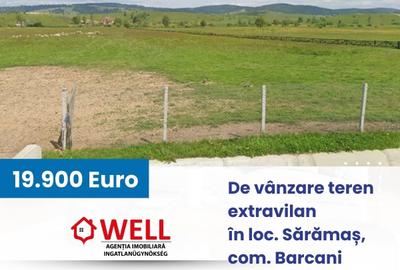 Teren extravilan de 1915 mp, în Sărămaș