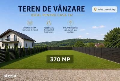 Teren de 370 mp, în Podu Roș - 2