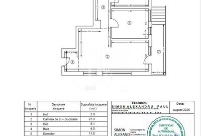 Apartament cu 3 camere în Central - 3