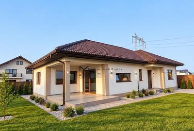 Casă cu 4 camere cu Teren 500 Mp în Tărlungeni