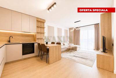 Apartament cu 2 camere semidecomandat, mobilat în Florești