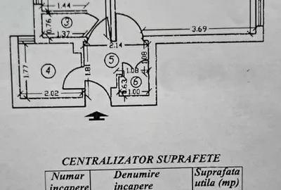 Garsonieră decomandată în Lujerului