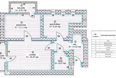 Apartament cu 2 camere în Orașul Nou