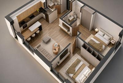 Apartament cu 3 camere în Nord - 4