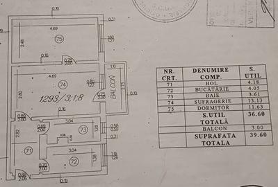 Apartament cu 2 camere în Fălticeni